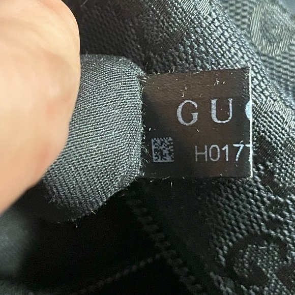 GUCCI monogram black canvas crossbody / shoulder purse unisex - Picture 9 of 15